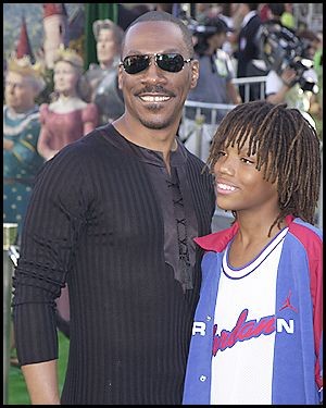 Eddie Murphy and son