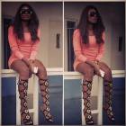 Photos: Yvonne, Nadia and Ekeh rock in knee high Gladiator shoes