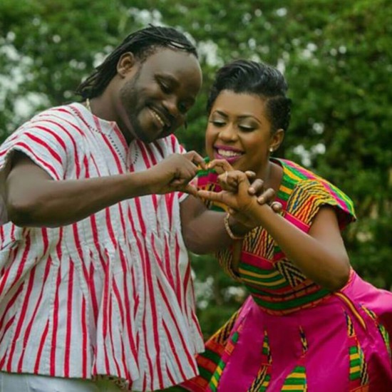 Cartel Big J and Selly Galley in their pre-wedding photo shoot