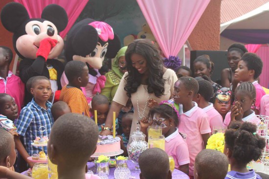 Jackie Appiah donates to two orphanages on birthday