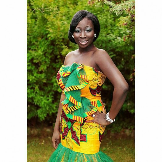 latest kente dress