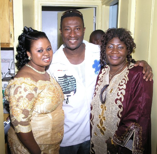 Brooklyn Pioneer Heavy Hitter; DJ Osei and wife posing with Barbara