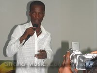 K. K. Fosu performing