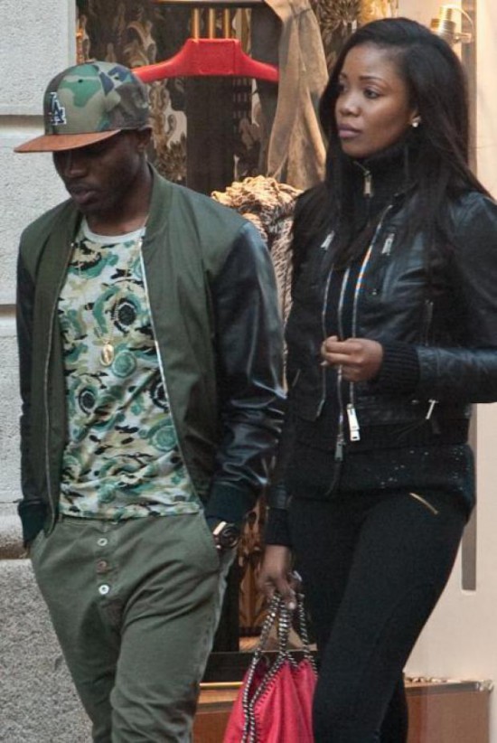 Kwadwo Asamoah and his longtime girlfriend, Bertha