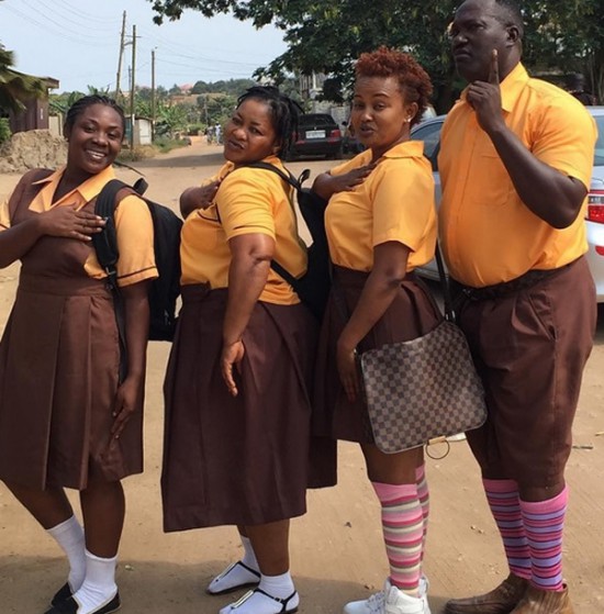 Kumawood stars in uniform