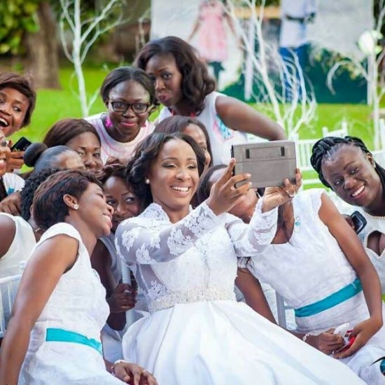 Naa Ashorkor celebrates one year of marriage