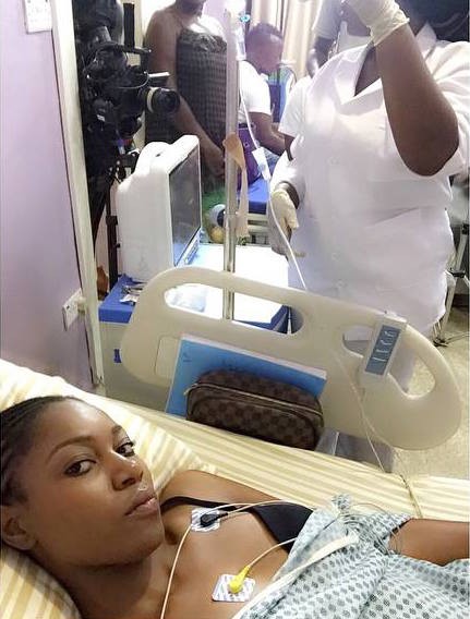 Yvonne Nelson at the hospital in If Tomorrow Never Comes