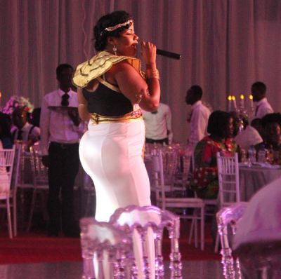 Musician Gifty Osei accused of wearing hips pad