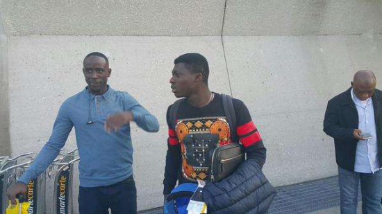 Black Stars arrive in Washington