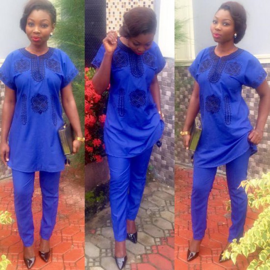 The agbada for ladies