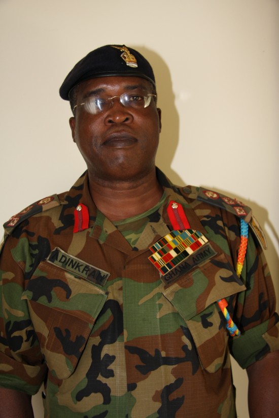 Major General J.N. Adinkrah, Chief of the Army Staff,