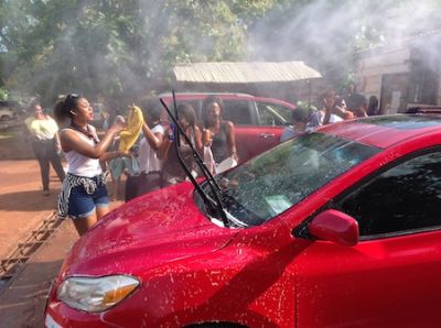 Tamale Charity Car wash