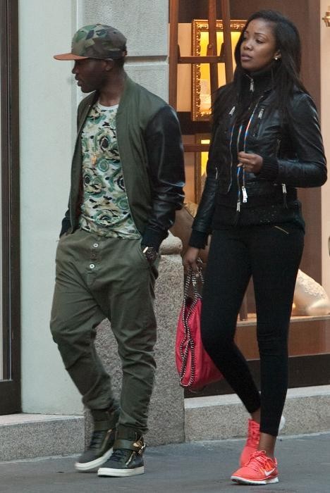 Kwadwo Asamoah and wife Abena