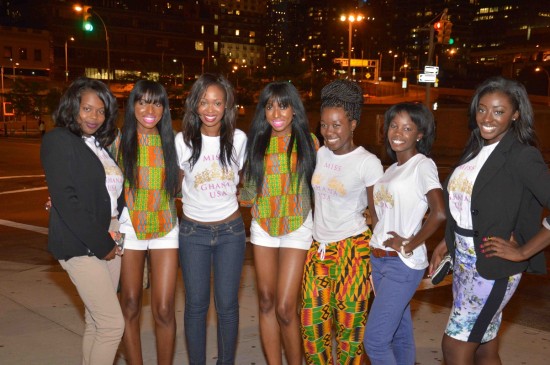 George Legare-Twins and Miss Ghana USA Contestants