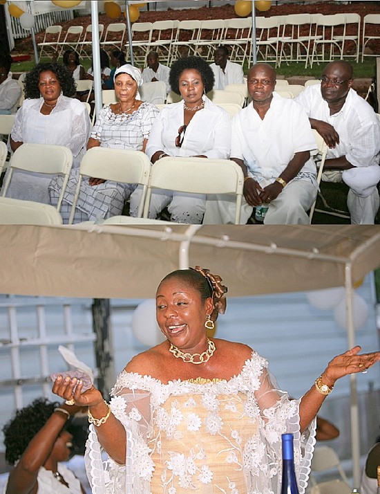 Guests at the event - top, bottom- Mrs Osei Tutu introduced