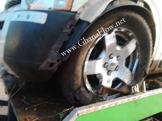 Actress Benedicta involved in an accident