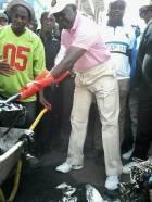 Photos: Asantehene joins sanitation campaign