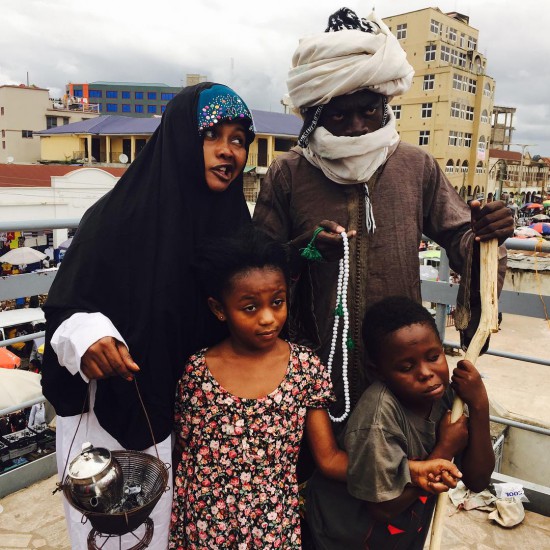 Nana Ama Mcbrown, Lilwin with kids