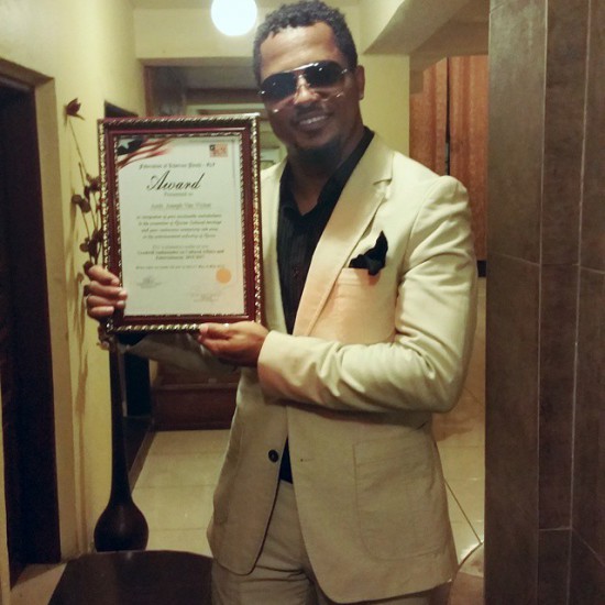 Van Vicker with his citation