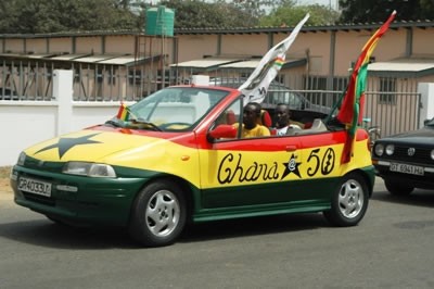 Ghana on the road. 
Source: myjoyonline