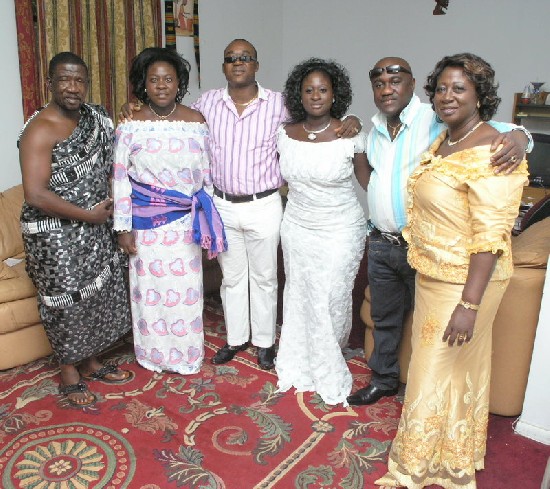 Barbara poses with her family