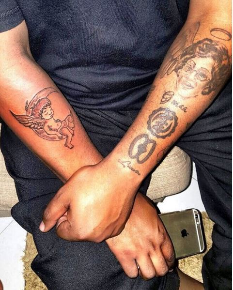 D-Black's new tatoo