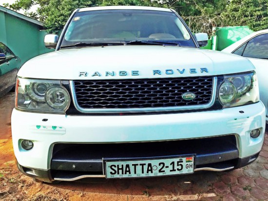 Shatta Wale customized Range Rover