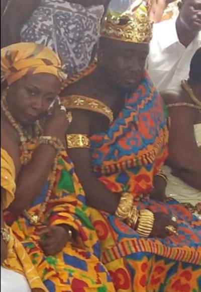 Gifty Anti and Nana Ansah Kwao’s royal wedding