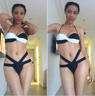 Nikki Samonas returns with hot swimwear and bikini