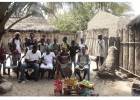 PHOTOS: John Dumelo shows love to Ada Foah Kewuno widows on Valentine’s Day