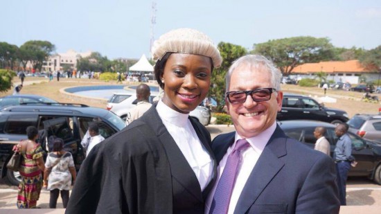 Actress Vivian Okyere passes as a  Barrister