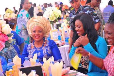 Jackie, Benue First Lady dazzles in blue outfit