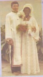 JJ Rawlings and Konadu wedding photo