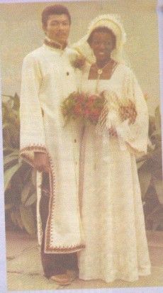 JJ Rawlings and Konadu wedding photo