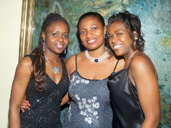 The Three lovely ladies; Attorney Gifty Tetteh (center) and friends