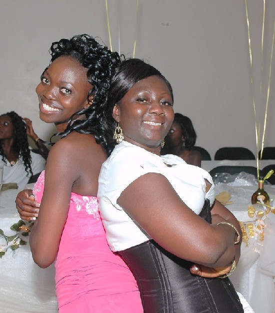 Mentor and protege - Nana Ama Gyamfi (right) and Ellen