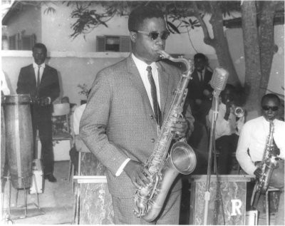 Jerry Hansen (Saxophon), Ramblers International band, Accra, 1950-60