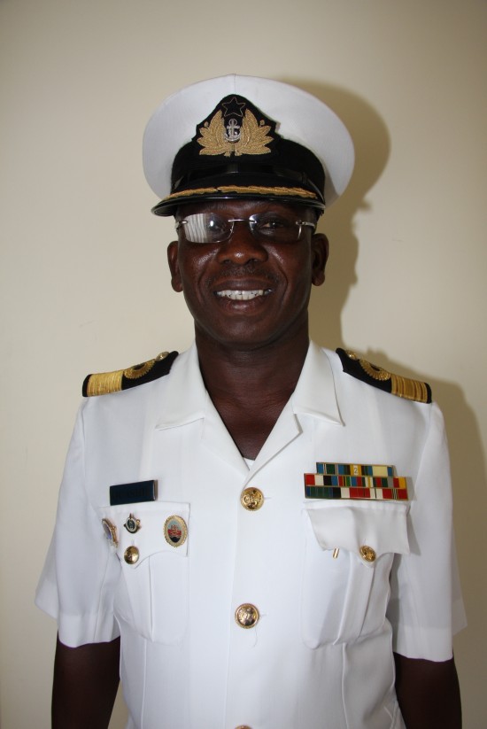 Chief of Naval Staff, Rear Admiral M. Quarshie