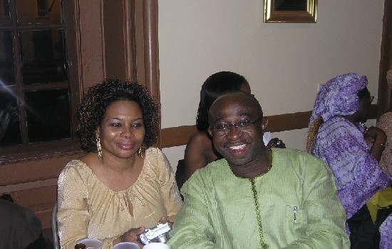 Mrs. Patrick Gyan and Joe Boafo