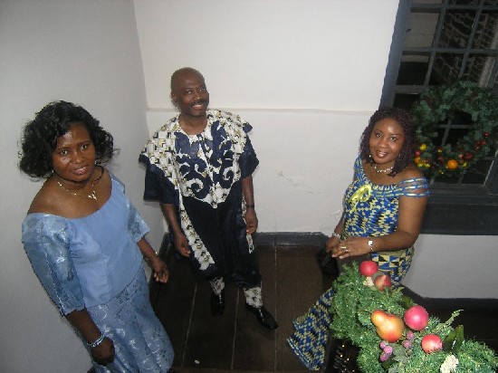 Papa Yaw Brifu, Ama Asantewah and a guest