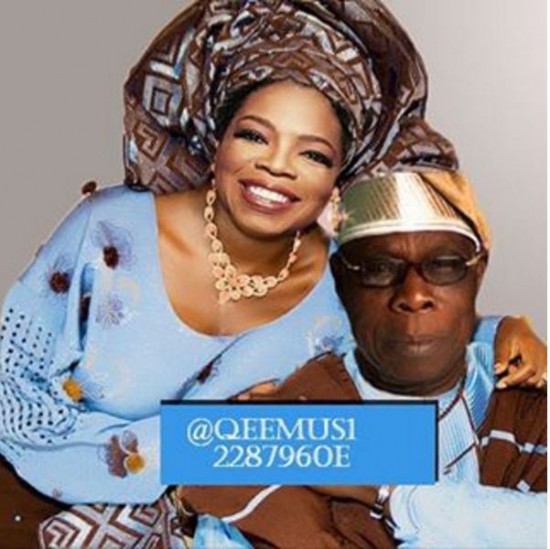 Oprah Winfrey and Obasanjo