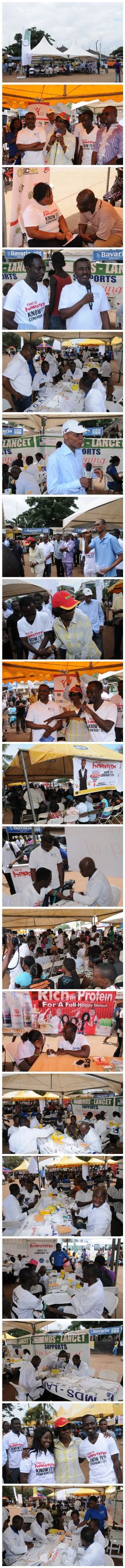 PHOTOS: Thousands screened @ Okyeame Kwame’s Hepatitis B campaign exercise