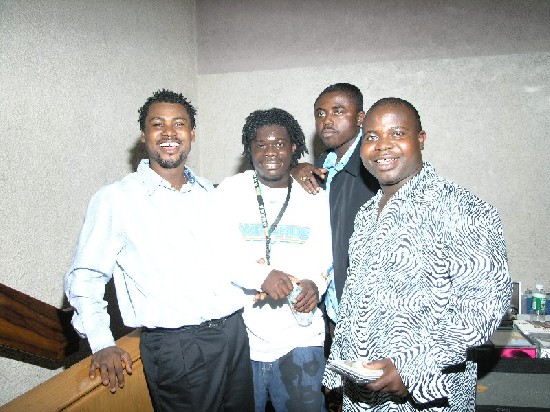 DJ Abeku Santa of Adom FM, Obour, Chief (Invisible FM) and Kofi Asare Brako (Peace FM)