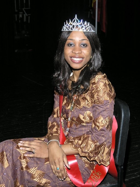 The winner of Miss Africa CUNY; Ms Justina Anusionwu.