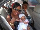 Mzbel with Sherifa Gunu's Baby Girl