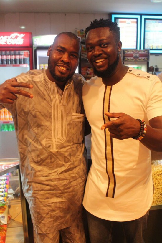 Eddie Nartey (right)