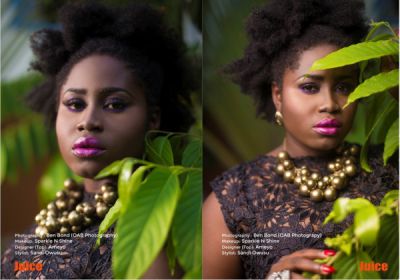 Photos: Lydia Forson covers Naija Juice magazineÃ¢??s fashion issue