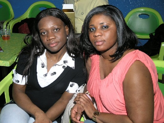 Two beautiful ladies posed for Ghanaweb