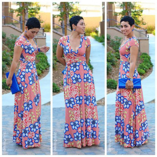 Floral maxi dress