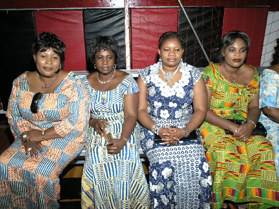 Ladies who were part of the Nananom entourage